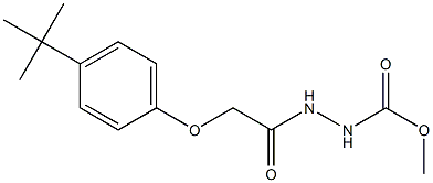  methyl 2-{2-[4-(tert-butyl)phenoxy]acetyl}-1-hydrazinecarboxylate