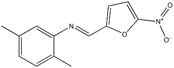  2,5-dimethyl-N-[(E)-(5-nitro-2-furyl)methylidene]aniline