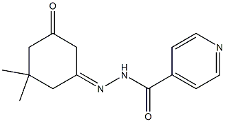 N'-(3,3-dimethyl-5-oxocyclohexylidene)isonicotinohydrazide Structure