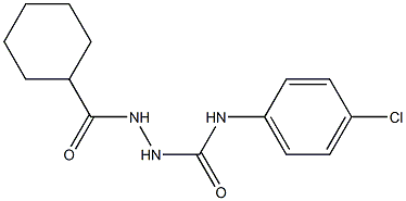 N-(4-chlorophenyl)-2-(cyclohexylcarbonyl)-1-hydrazinecarboxamide