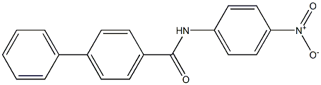 N-(4-nitrophenyl)[1,1'-biphenyl]-4-carboxamide Structure