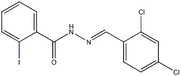 N'-[(E)-(2,4-dichlorophenyl)methylidene]-2-iodobenzohydrazide Structure