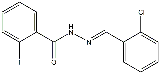 N'-[(E)-(2-chlorophenyl)methylidene]-2-iodobenzohydrazide Structure