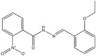 N'-[(E)-(2-ethoxyphenyl)methylidene]-2-nitrobenzohydrazide