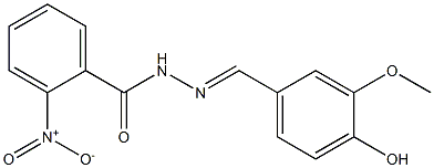 N'-[(E)-(4-hydroxy-3-methoxyphenyl)methylidene]-2-nitrobenzohydrazide