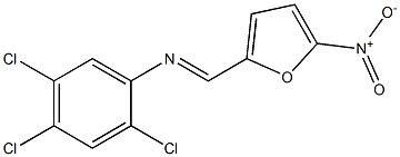 2,4,5-trichloro-N-[(E)-(5-nitro-2-furyl)methylidene]aniline