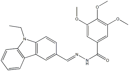 N'-[(E)-(9-ethyl-9H-carbazol-3-yl)methylidene]-3,4,5-trimethoxybenzohydrazide