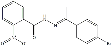 N'-[(E)-1-(4-bromophenyl)ethylidene]-2-nitrobenzohydrazide|