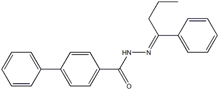 N'-[(E)-1-phenylbutylidene][1,1'-biphenyl]-4-carbohydrazide