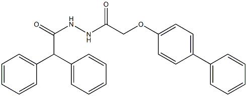 N'-[2-([1,1'-biphenyl]-4-yloxy)acetyl]-2,2-diphenylacetohydrazide