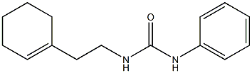 N-[2-(1-cyclohexen-1-yl)ethyl]-N'-phenylurea Struktur