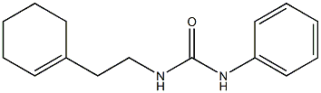 N-[2-(1-cyclohexen-1-yl)ethyl]-N'-phenylurea 化学構造式