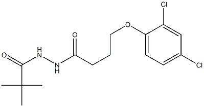  N'-[4-(2,4-dichlorophenoxy)butanoyl]-2,2-dimethylpropanohydrazide