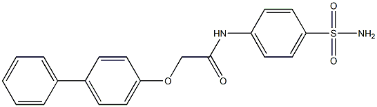 N-[4-(aminosulfonyl)phenyl]-2-([1,1'-biphenyl]-4-yloxy)acetamide|