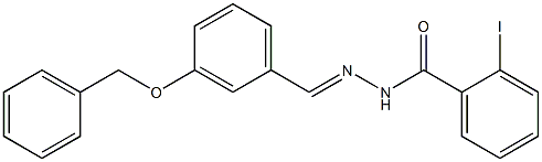 N'-{(E)-[3-(benzyloxy)phenyl]methylidene}-2-iodobenzohydrazide