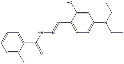  N'-{(E)-[4-(diethylamino)-2-hydroxyphenyl]methylidene}-2-methylbenzohydrazide