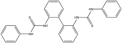 2,2'-bis[(anilinocarbothioyl)amino]-1,1'-biphenyl 结构式