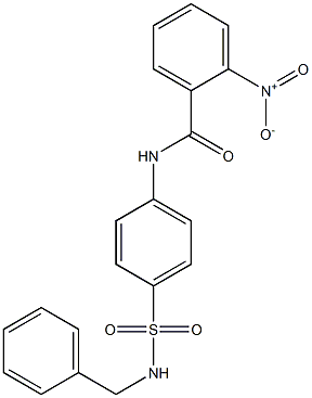 N-{4-[(benzylamino)sulfonyl]phenyl}-2-nitrobenzamide Structure