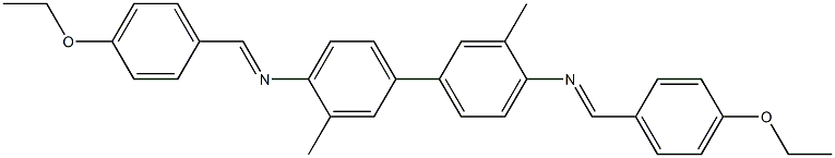  N-[(E)-(4-ethoxyphenyl)methylidene]-N-(4'-{[(E)-(4-ethoxyphenyl)methylidene]amino}-3,3'-dimethyl[1,1'-biphenyl]-4-yl)amine