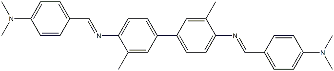 N-{(E)-[4-(dimethylamino)phenyl]methylidene}-N-[4'-({(E)-[4-(dimethylamino)phenyl]methylidene}amino)-3,3'-dimethyl[1,1'-biphenyl]-4-yl]amine