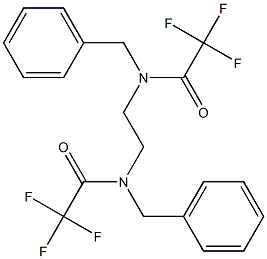 N-benzyl-N-{2-[benzyl(2,2,2-trifluoroacetyl)amino]ethyl}-2,2,2-trifluoroacetamide Structure