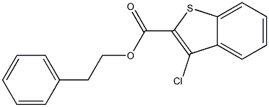 phenethyl 3-chloro-1-benzothiophene-2-carboxylate