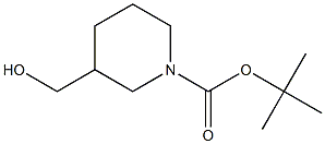 tert-butyl 3-(hydroxymethyl)-1-piperidinecarboxylate Structure