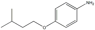 4-(isopentyloxy)phenylamine,,结构式