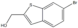 (6-bromo-1-benzothiophen-2-yl)methanol,,结构式