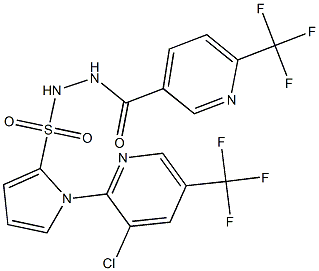 1-[3-chloro-5-(trifluoromethyl)-2-pyridinyl]-N'-{[6-(trifluoromethyl)-3-pyridinyl]carbonyl}-1H-pyrrole-2-sulfonohydrazide