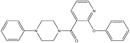  (2-phenoxy-3-pyridinyl)(4-phenylpiperazino)methanone