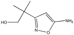 2-(5-aminoisoxazol-3-yl)-2-methylpropan-1-ol 结构式