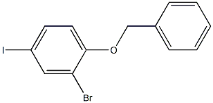 1-Benzyloxy-2-bromo-4-iodobenzene,,结构式