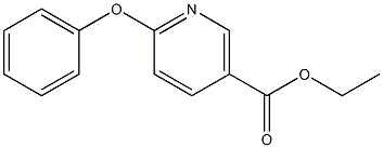 6-苯氧基烟酸乙酯, , 结构式
