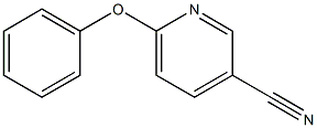 6-苯氧基吡啶-3-甲腈, , 结构式