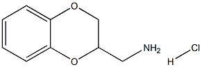 (2,3-dihydro-1,4-benzodioxin-2-ylmethyl)amine hydrochloride Structure