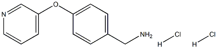 1-[4-(pyridin-3-yloxy)phenyl]methanamine dihydrochloride Structure