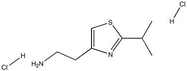 2-(2-isopropyl-1,3-thiazol-4-yl)ethanamine dihydrochloride 结构式