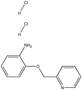 2-(pyridin-2-ylmethoxy)aniline dihydrochloride,,结构式