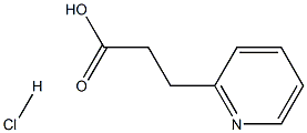 3-pyridin-2-ylpropanoic acid hydrochloride Structure