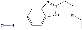 N-ethyl-N-[2-(5-methyl-1H-benzimidazol-2-yl)ethyl]amine hydrochloride|N-乙基-N-[2-(5-甲基-1H-苯并咪唑-2-基)乙基]胺盐酸盐