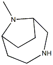 9-methyl-3,9-diazedicyclo(4,2,1)nonane Struktur