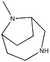 9-methyl-3,9-diazedicyclo(4,2,1)nonane 化学構造式