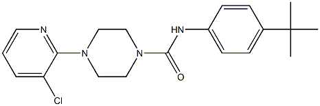 N-(4-t-Butylphenyl)-4-(3-chloropyridin-2-yl)tetrahydropyrazine-1(2H)-carboxamide