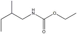 N-(2-Methylbutyl)carbamic acid ethyl ester Structure