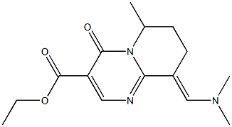 9-Dimethylaminomethylene-6-methyl-4-oxo-6,7,8,9-tetrahydro-4H-pyrido[1,2-a]pyrimidine-3-carboxylic acid ethyl ester|