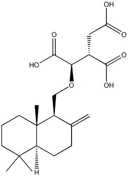 (13R,14S)-16-Nor-12-oxalabd-8(17)-ene-13,14,15-tricarboxylic acid Structure