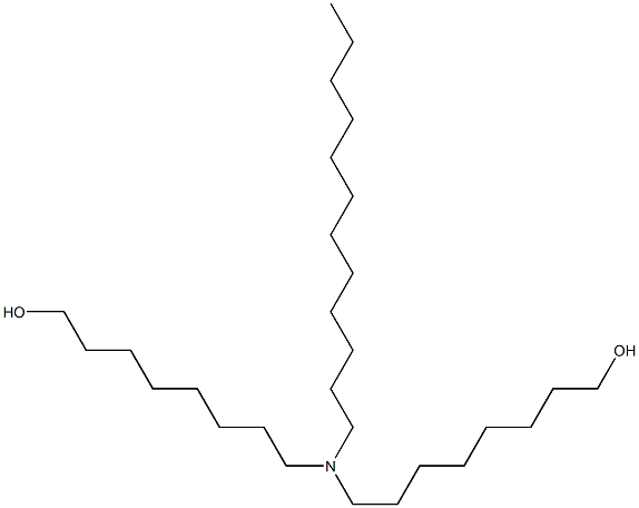 8,8'-(Dodecylimino)bis(1-octanol) Structure