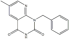 1-Benzyl-6-methylpyrido[2,3-d]pyrimidine-2,4(1H,3H)-dione Structure