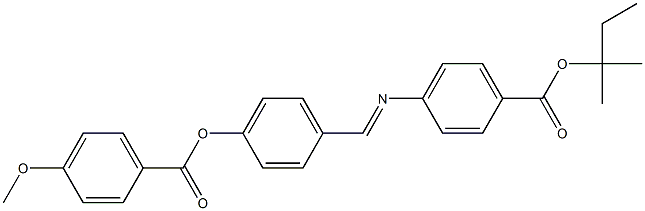 4-[4-(4-Methoxybenzoyloxy)benzylideneamino]benzoic acid (1,1-dimethylpropyl) ester